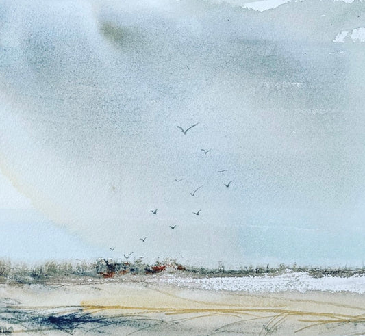 Original Art-Watercolour -Marsh Lands (Sold)