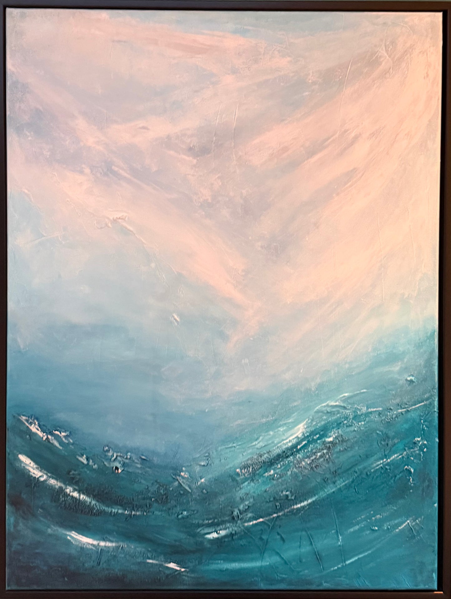 Original Art-Acrylic-When sea meets sky