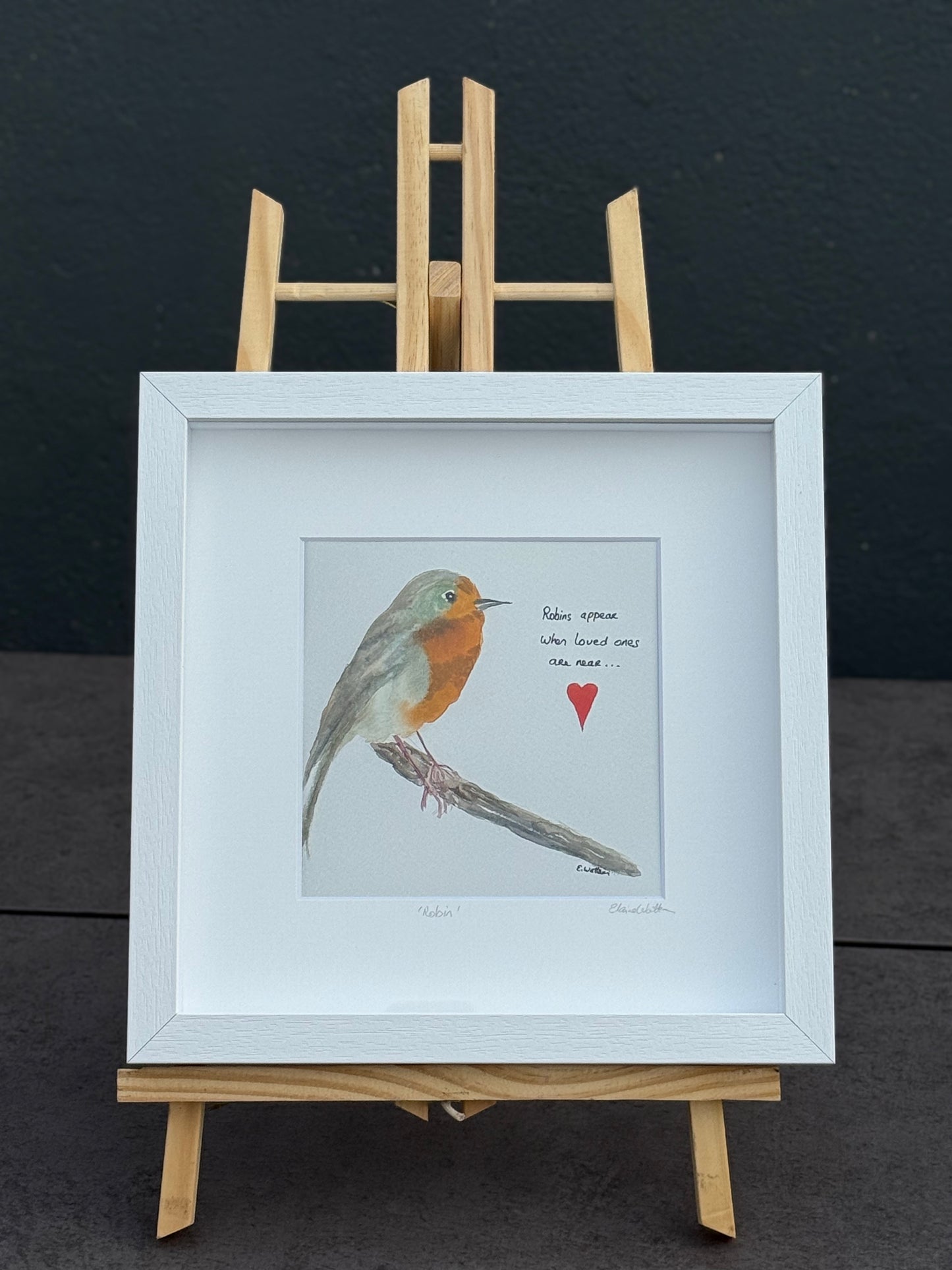 Fine Art Print-Robin-Robins appear