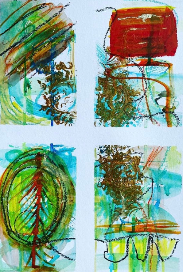 Mixed Media -Colour outside the lines (Series 1-4)