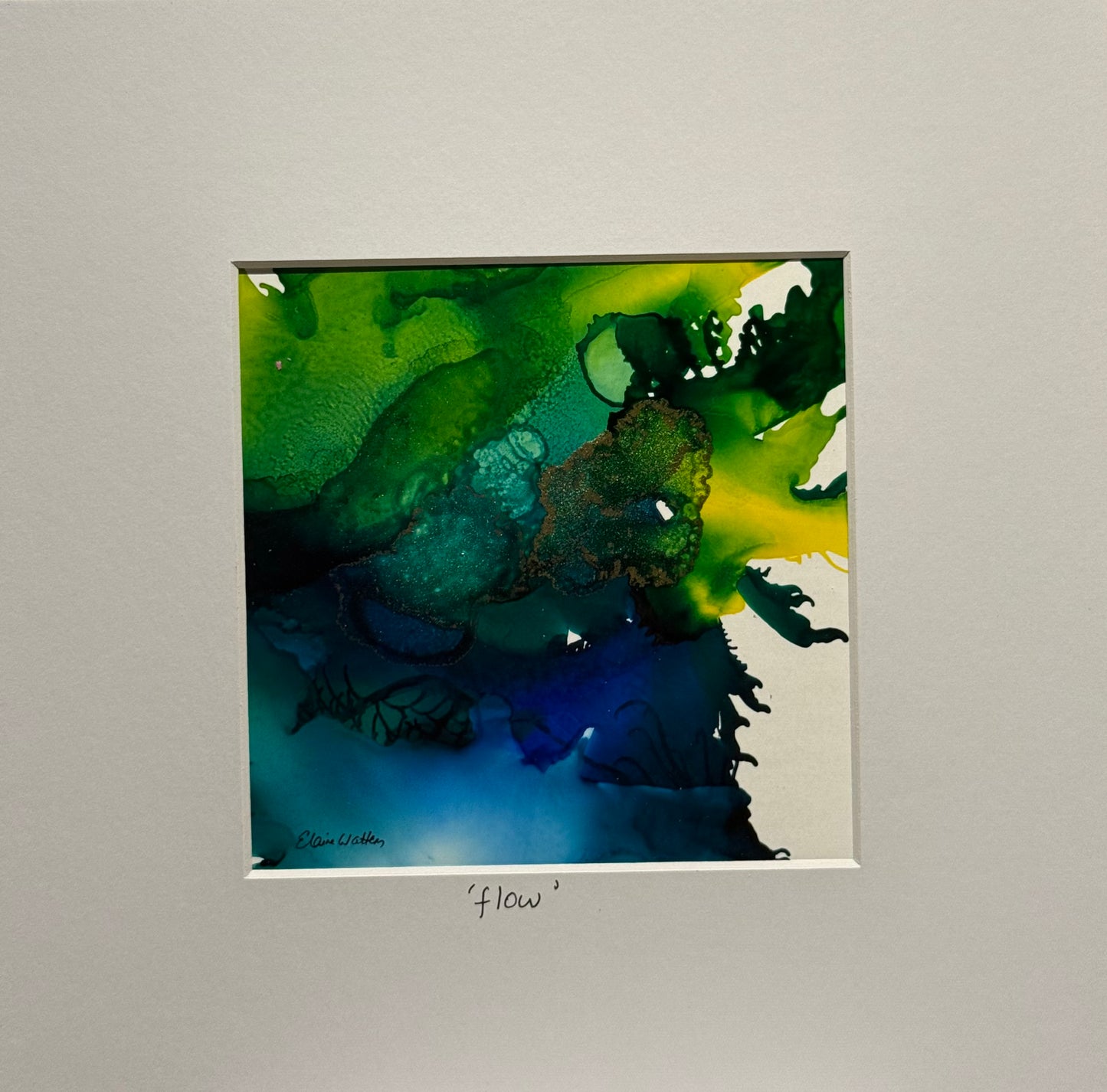 Original Ink-Alcohol Ink-Series 'Sisterhood'-Flow