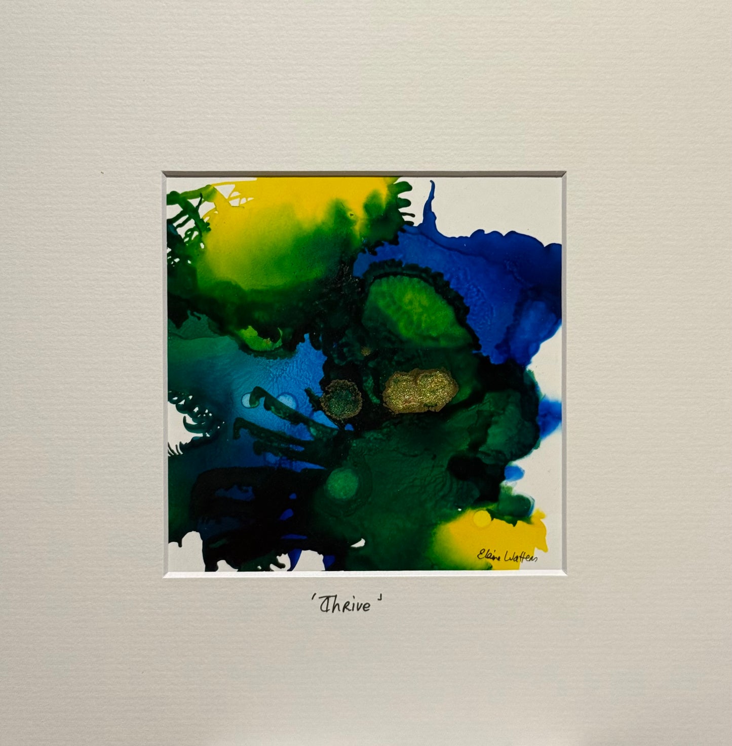 Original Ink-Alcohol Ink-Series 'Sisterhood'-Thrive