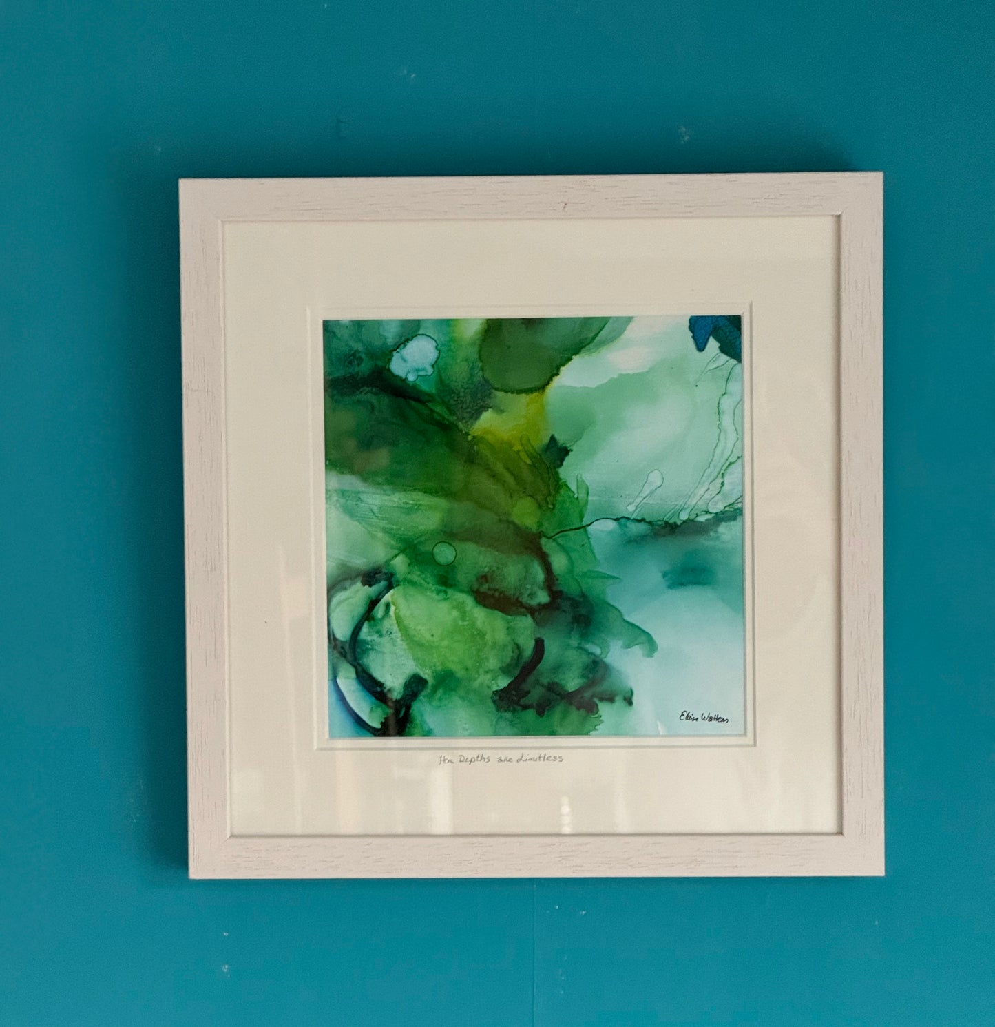 Original Art-Alcohol Ink-Series Sisterhood-'Her Depths are Limitless'