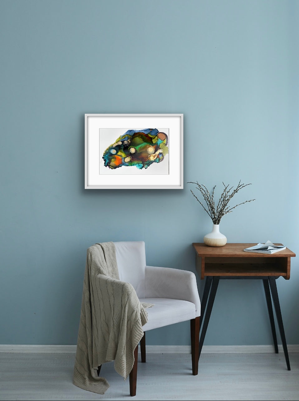 Alcohol Ink - The world spins madly on