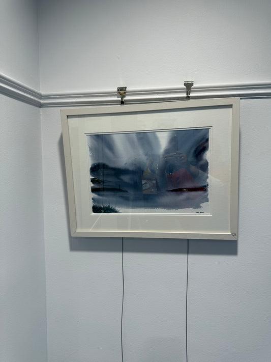Original-Watercolour - Moonlight Horizon