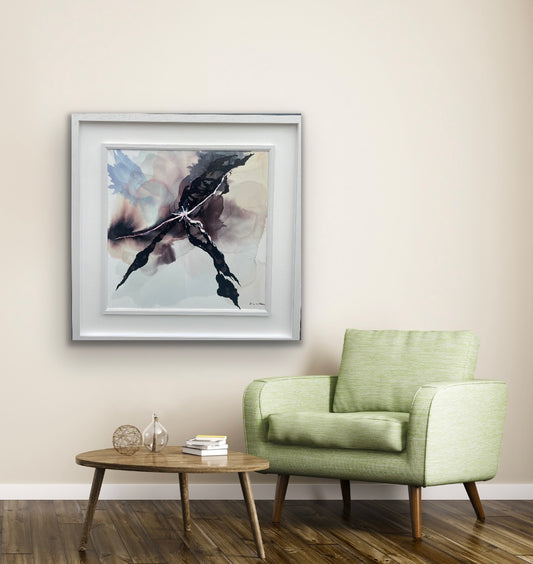 Original Art-Alcohol Ink -Light and Shade