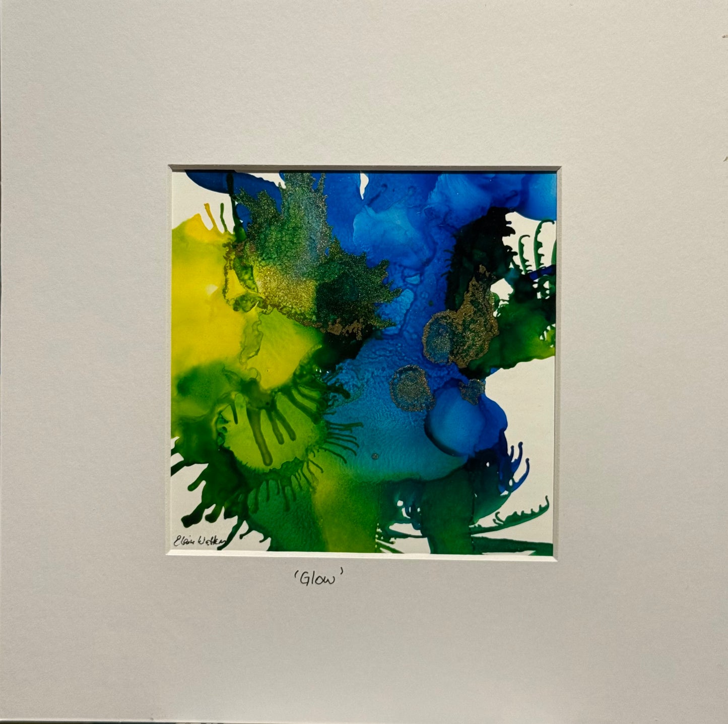 Original Ink-Alcohol Ink-Series 'Sisterhood'-Glow'