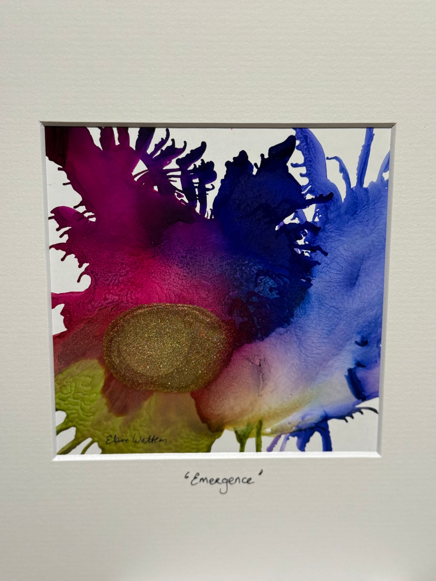 Original Art-Alcohol Ink-Series 'Sisterhood-Emergence'