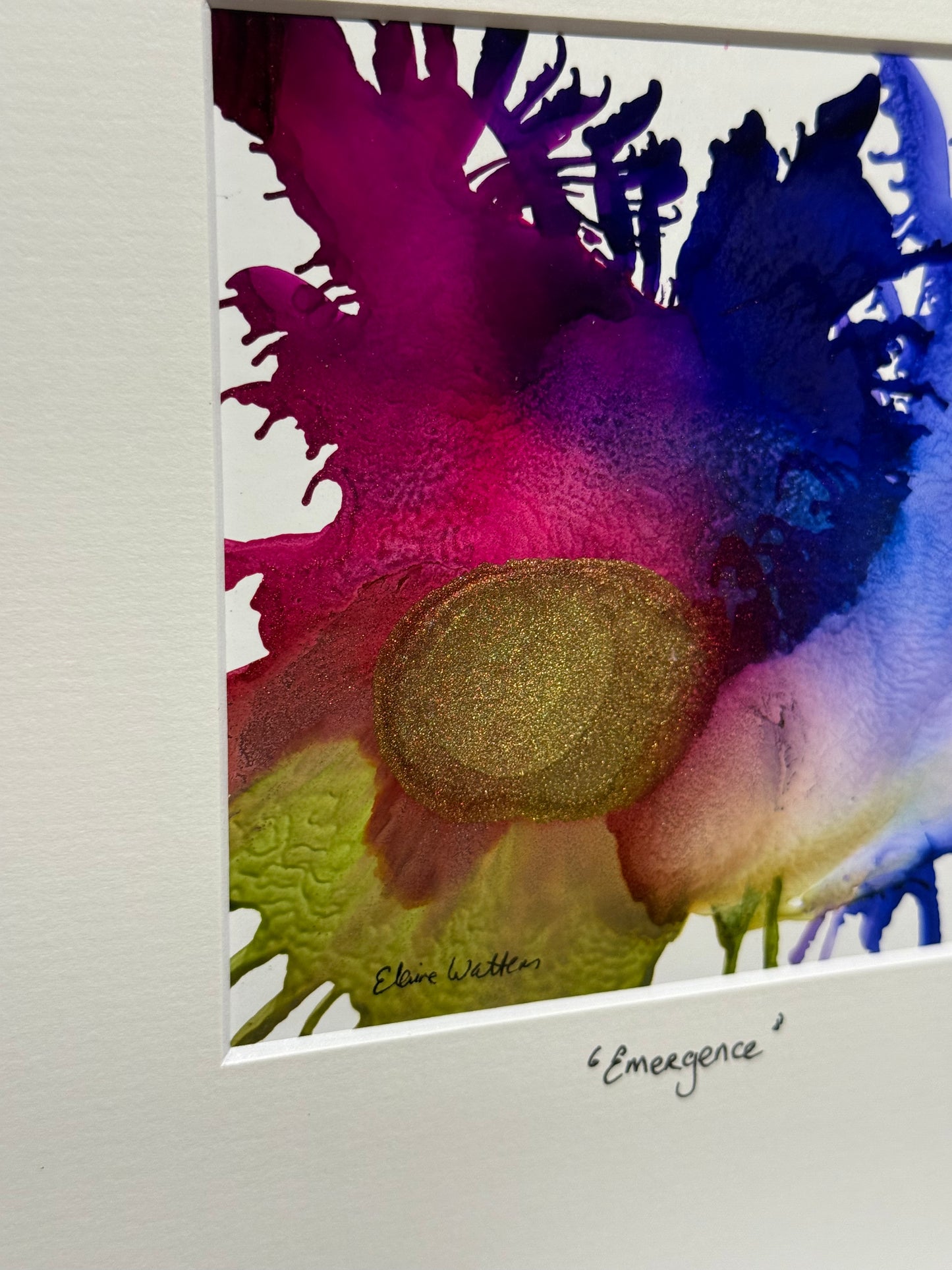 Original Art-Alcohol Ink-Series 'Sisterhood-Emergence'