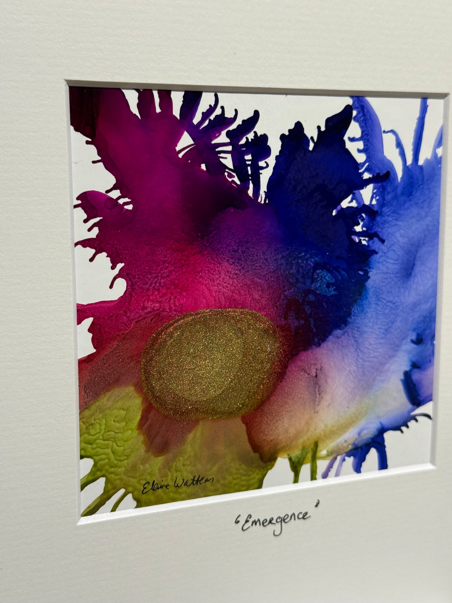 Original Art-Alcohol Ink-Series 'Sisterhood-Emergence'
