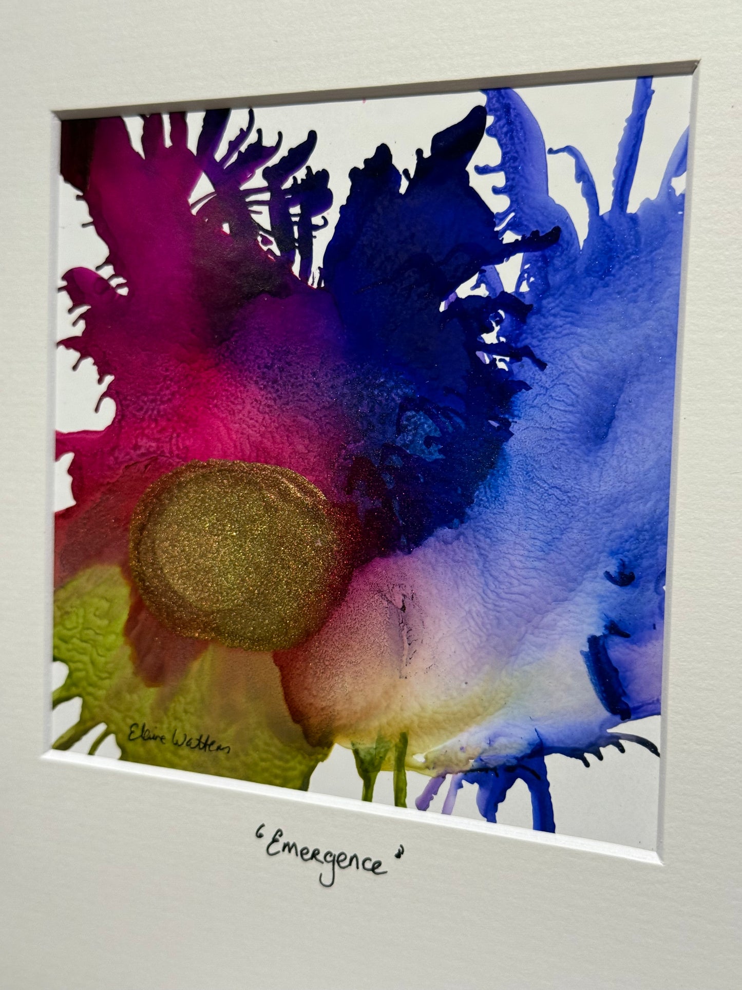 Original Art-Alcohol Ink-Series 'Sisterhood-Emergence'
