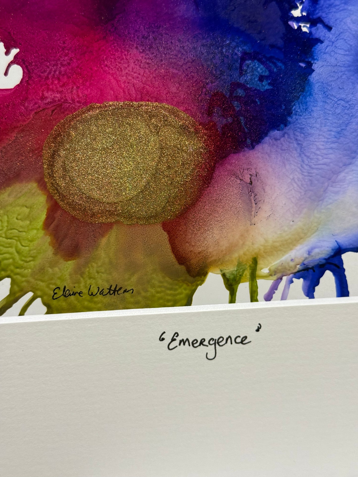 Original Art-Alcohol Ink-Series 'Sisterhood-Emergence'