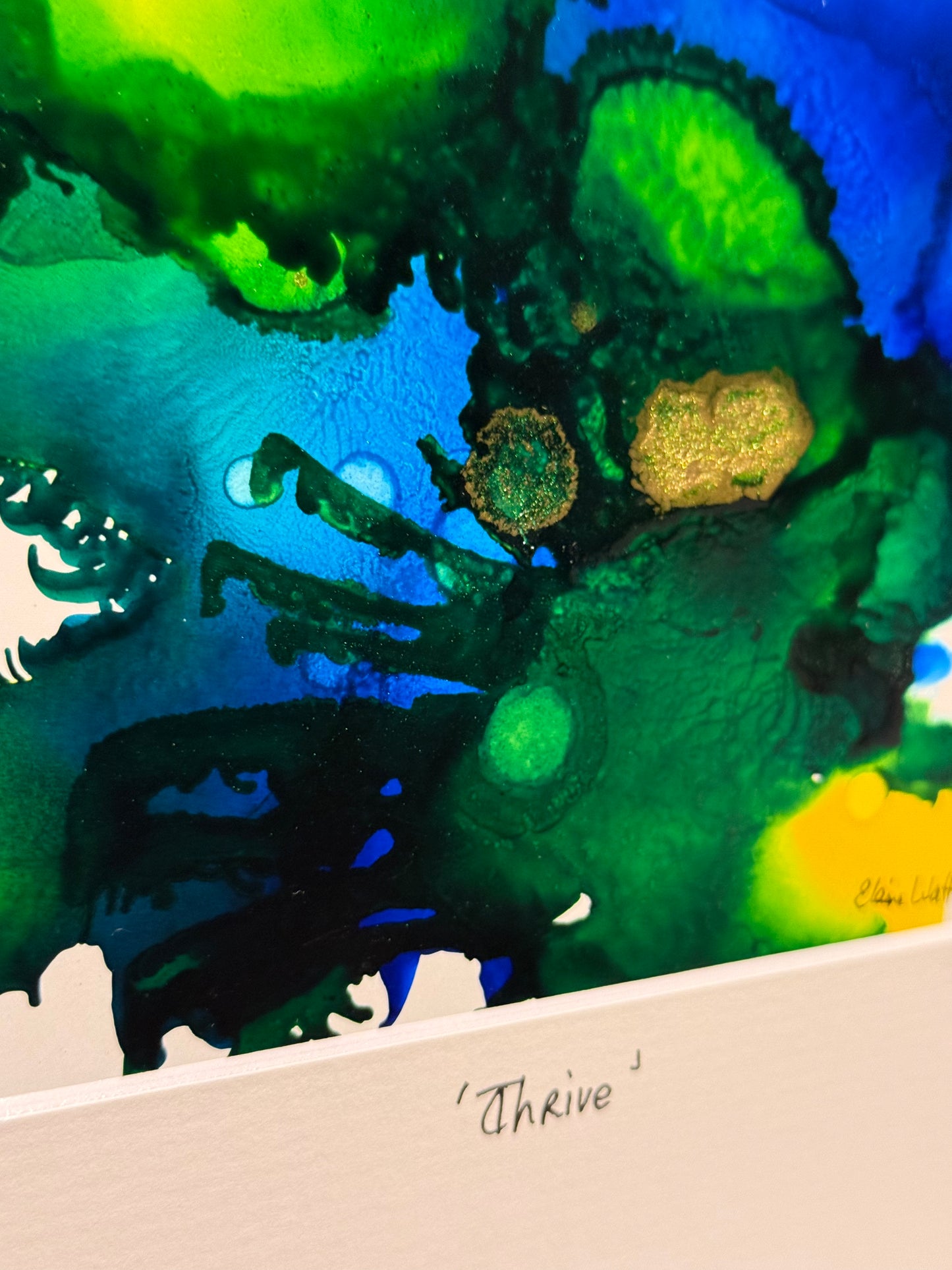 Original Ink-Alcohol Ink-Series 'Sisterhood'-Thrive