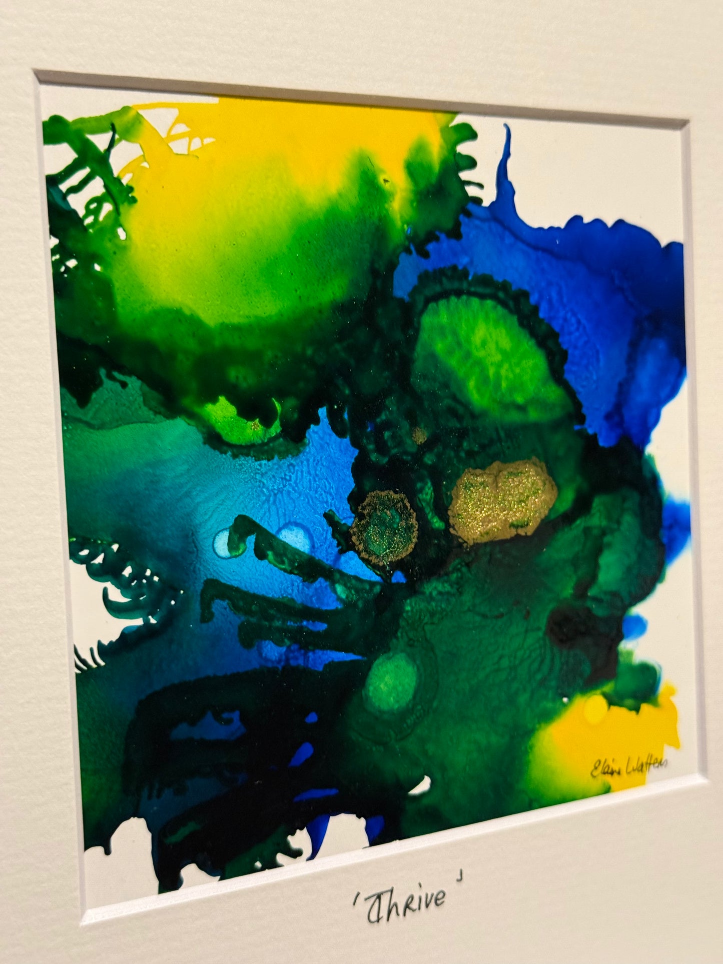 Original Ink-Alcohol Ink-Series 'Sisterhood'-Thrive
