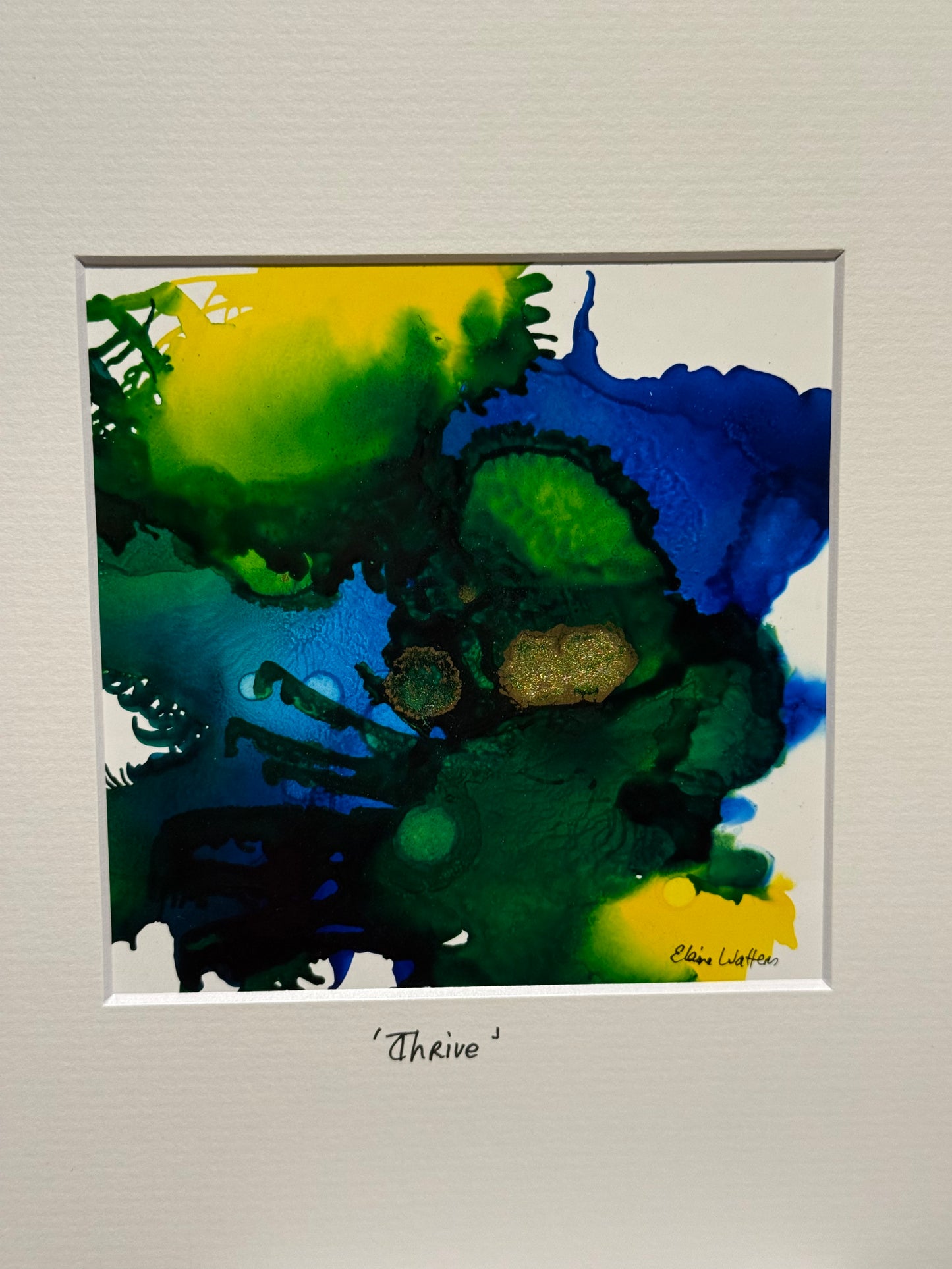 Original Ink-Alcohol Ink-Series 'Sisterhood'-Thrive