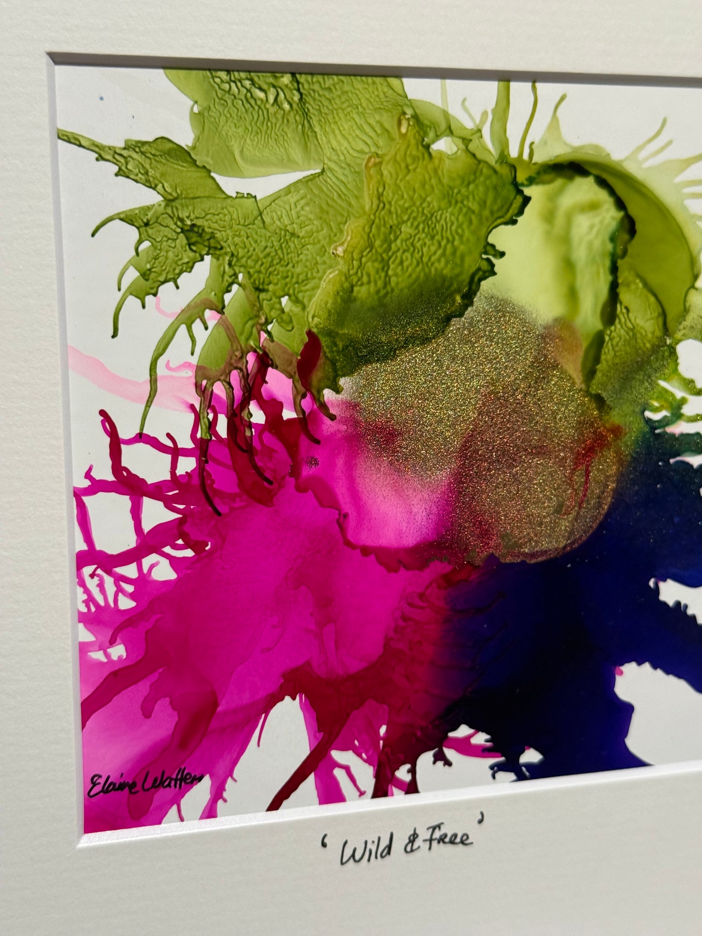 Original Ink-Alcohol Ink-Series Sisterhood-'Wild and Free'