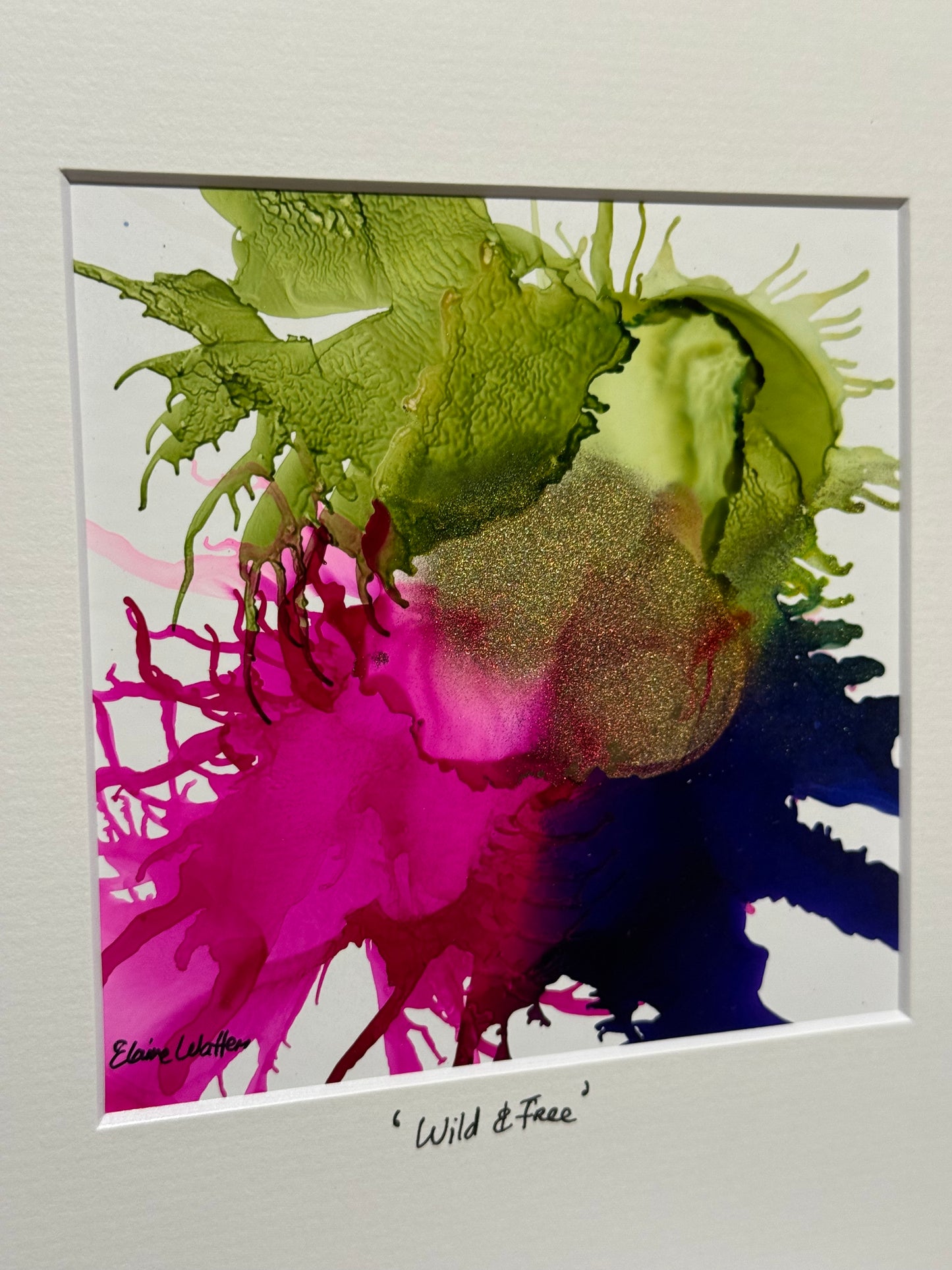 Original Ink-Alcohol Ink-Series Sisterhood-'Wild and Free'