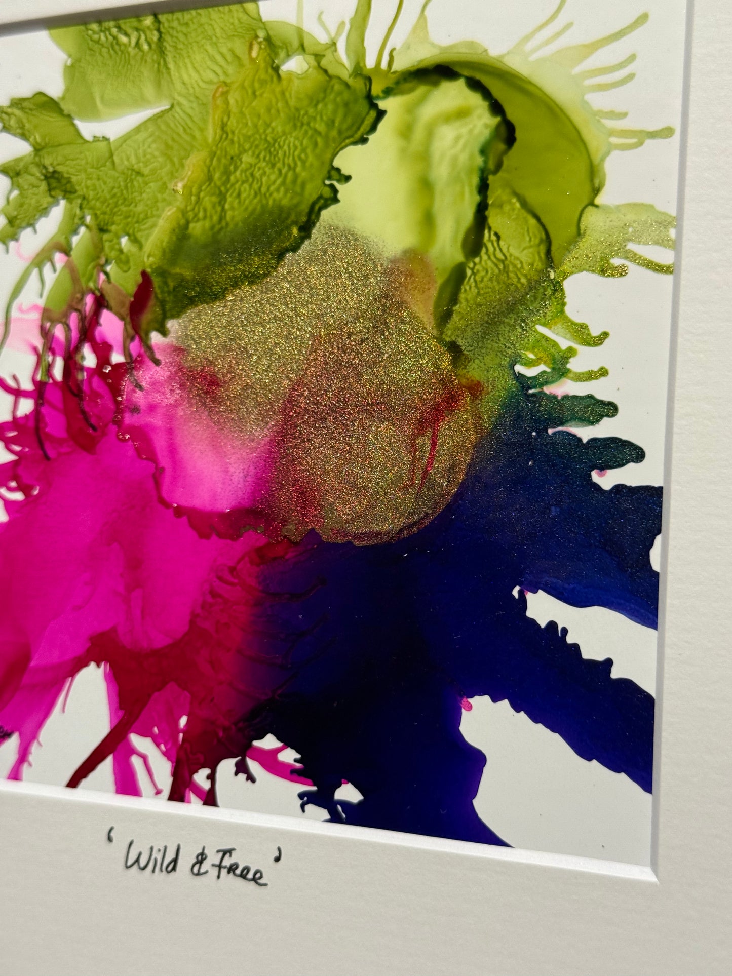Original Ink-Alcohol Ink-Series Sisterhood-'Wild and Free'