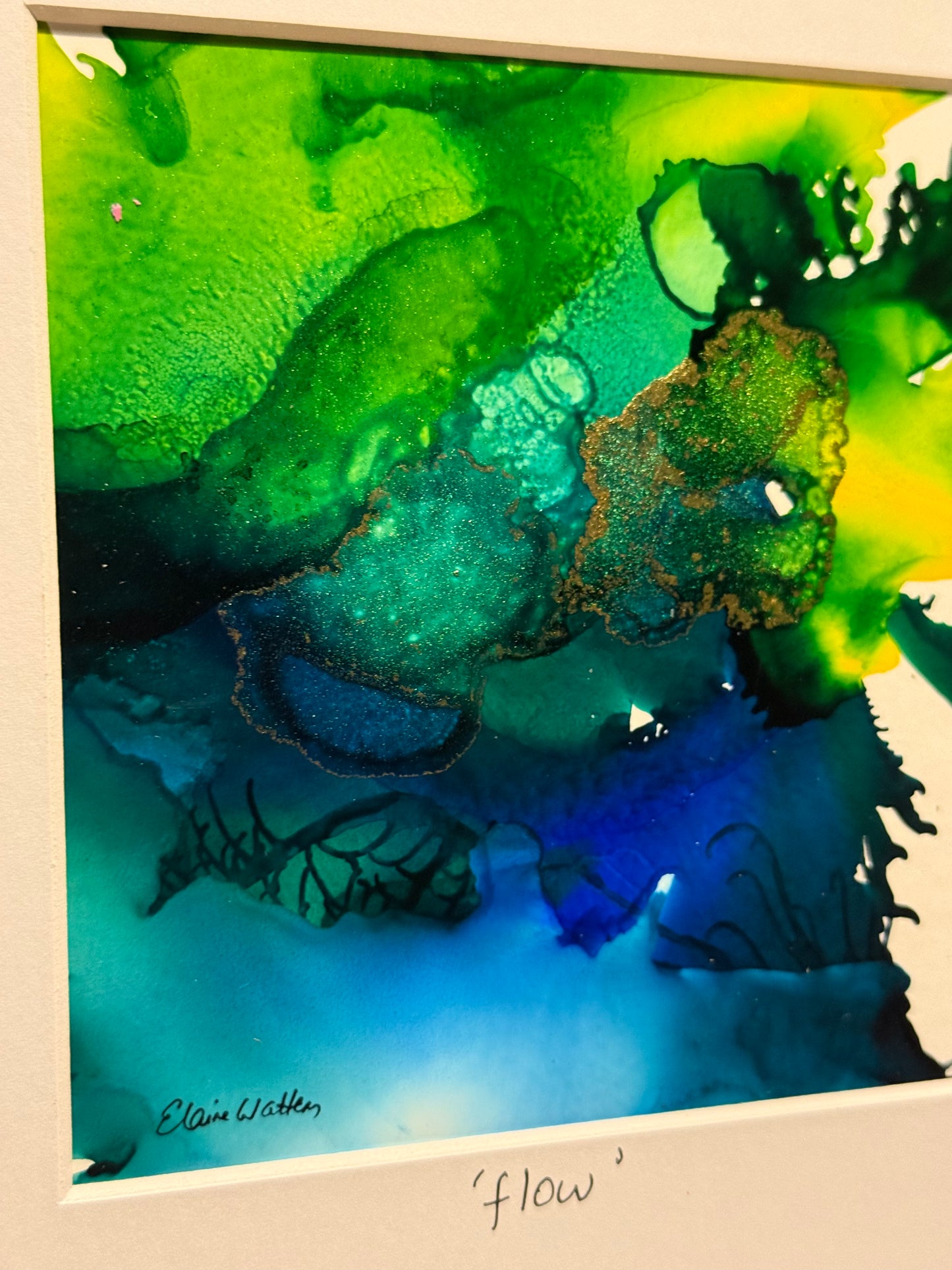 Original Ink-Alcohol Ink-Series 'Sisterhood'-Flow