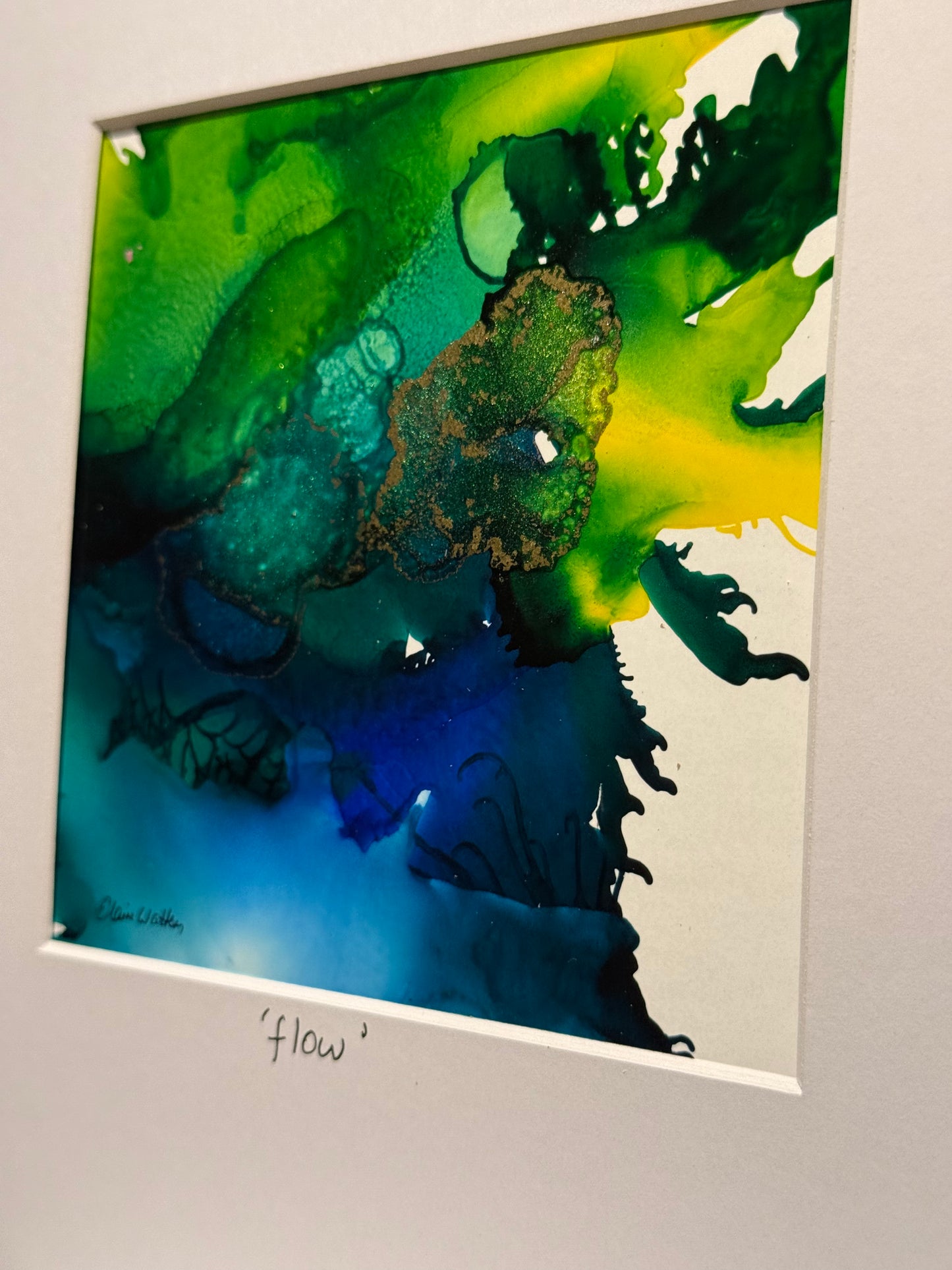 Original Ink-Alcohol Ink-Series 'Sisterhood'-Flow