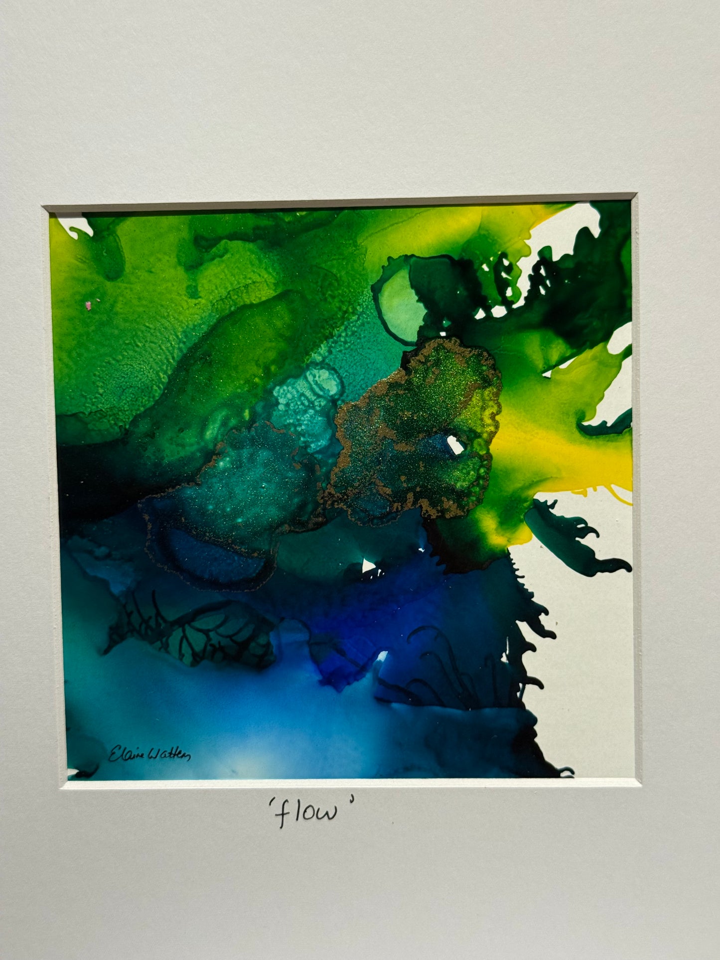 Original Ink-Alcohol Ink-Series 'Sisterhood'-Flow