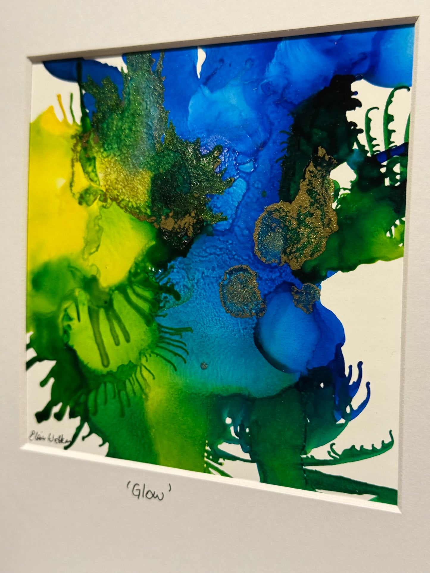 Original Ink-Alcohol Ink-Series 'Sisterhood'-Glow'