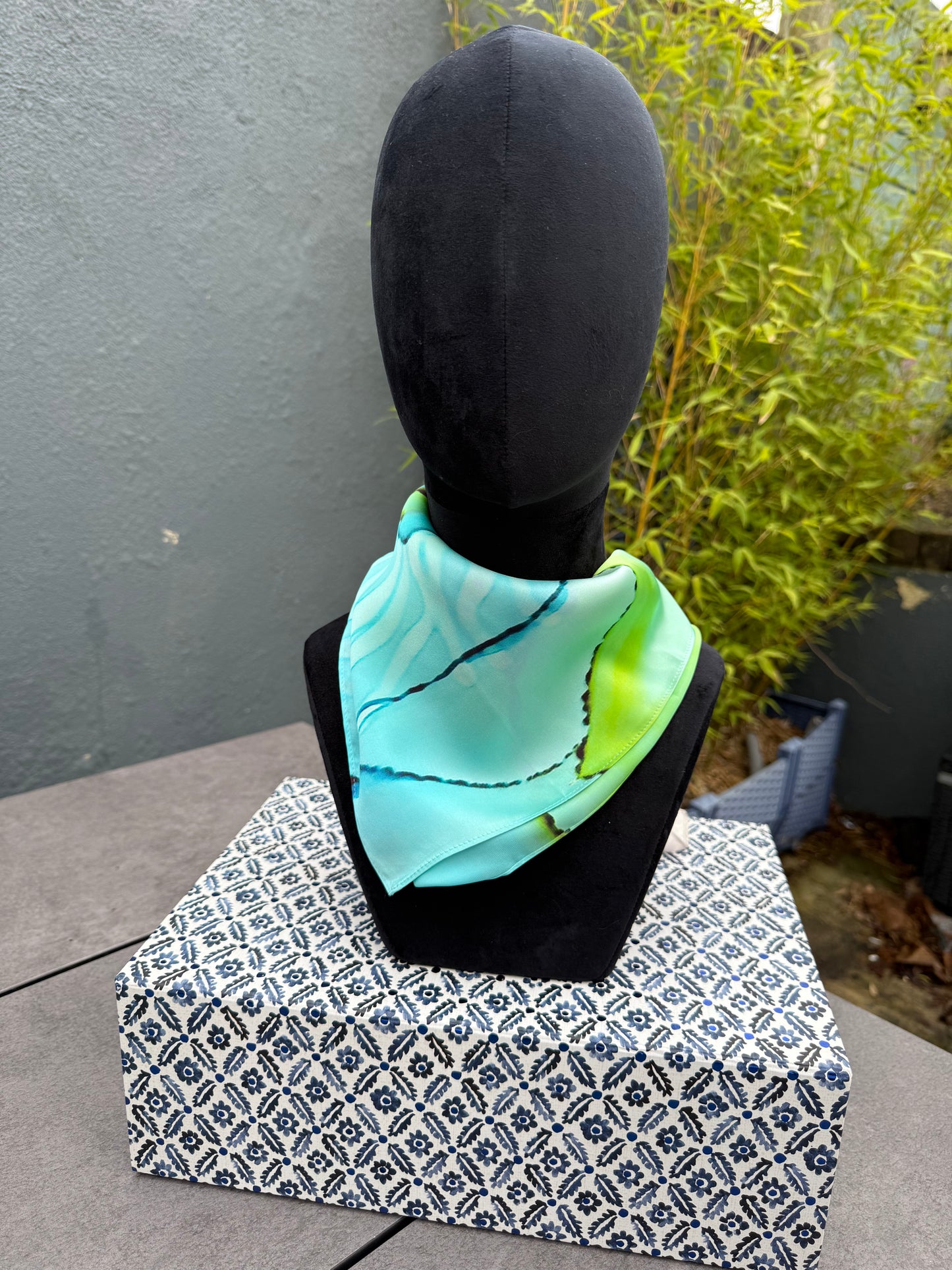 Product-Silk Scarf-Small Square 65x65cm-Colour my World