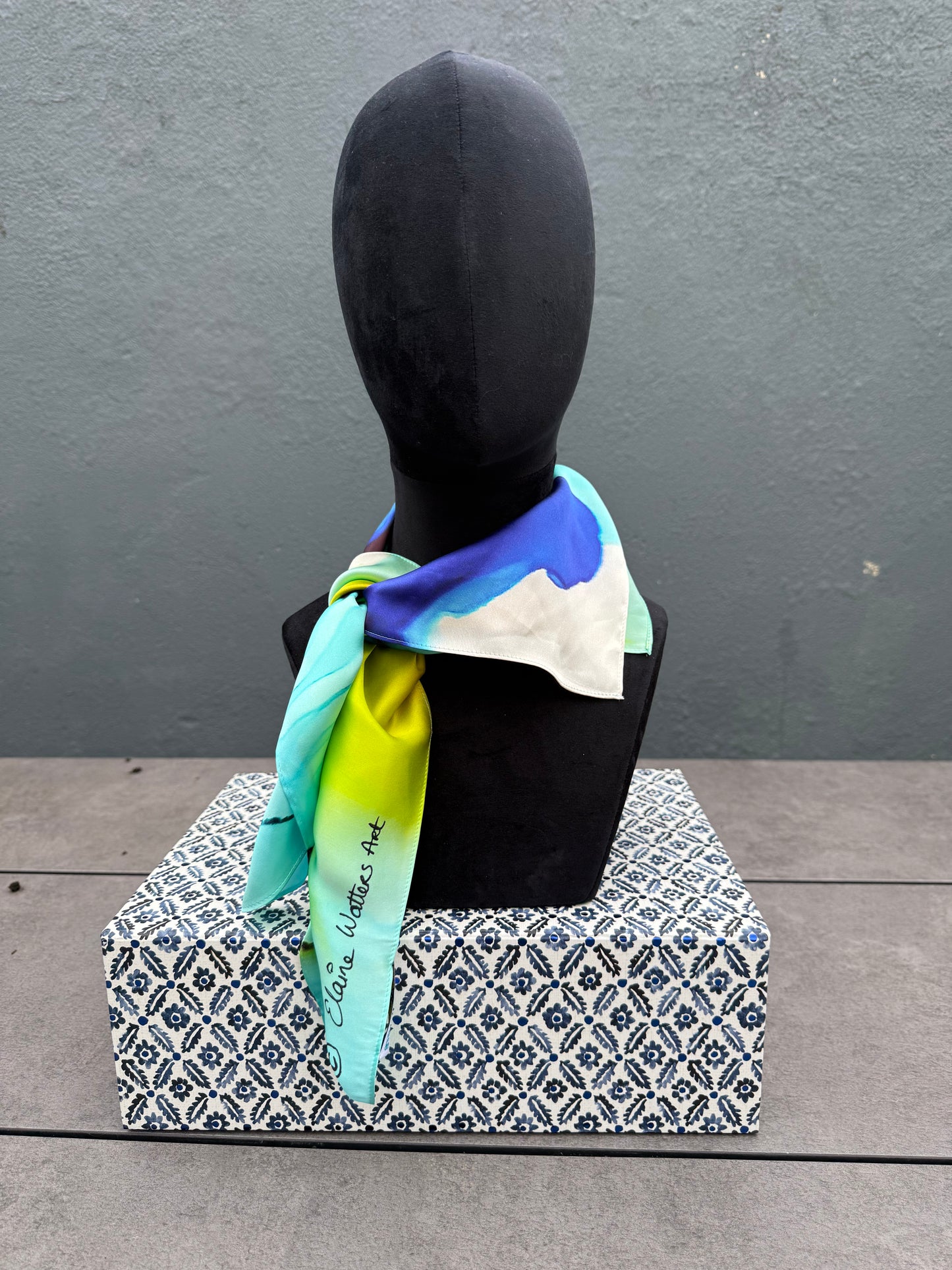 Product-Silk Scarf-Small Square 65x65cm-Colour my World