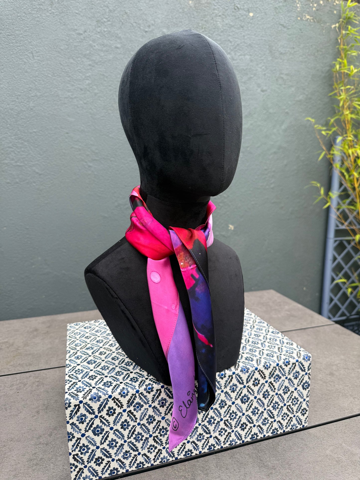 Product-Silk Scarf-Small Square 65x65cm-Shine Bright
