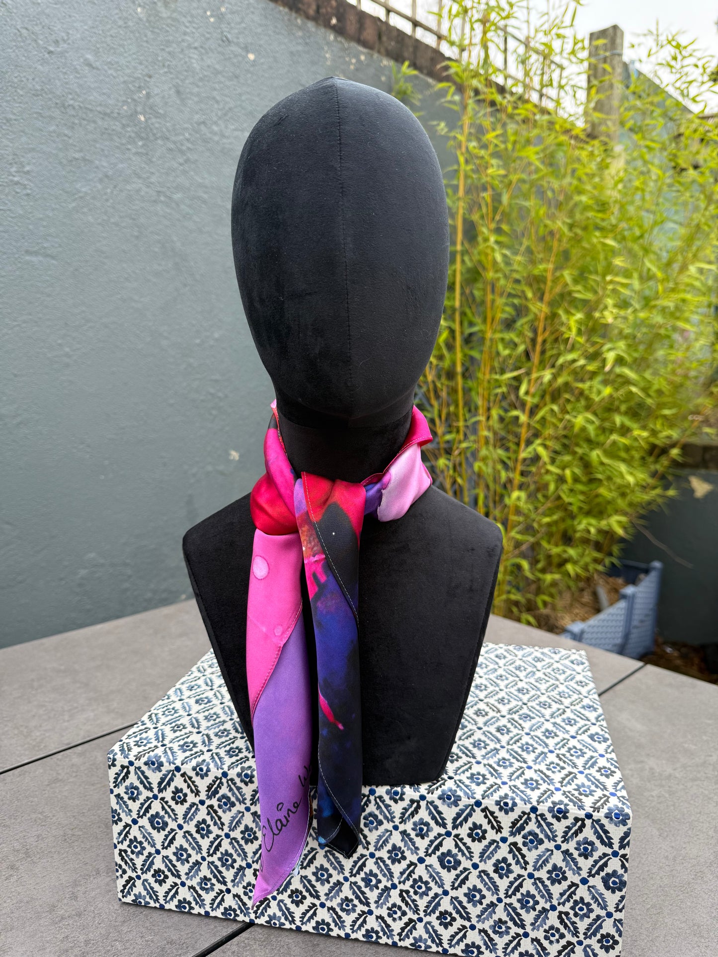 Product-Silk Scarf-Small Square 65x65cm-Shine Bright