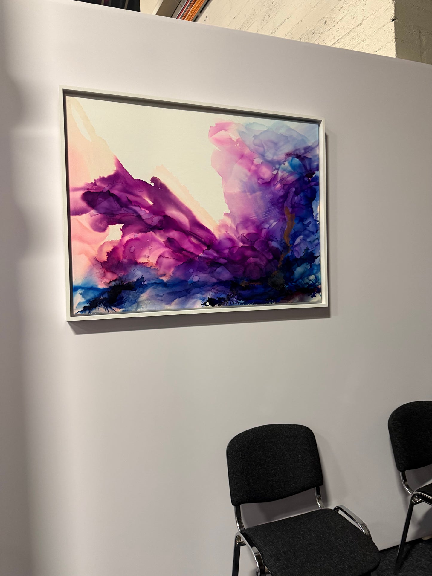 Original Art-Alcohol Ink-Unfolding Her Way