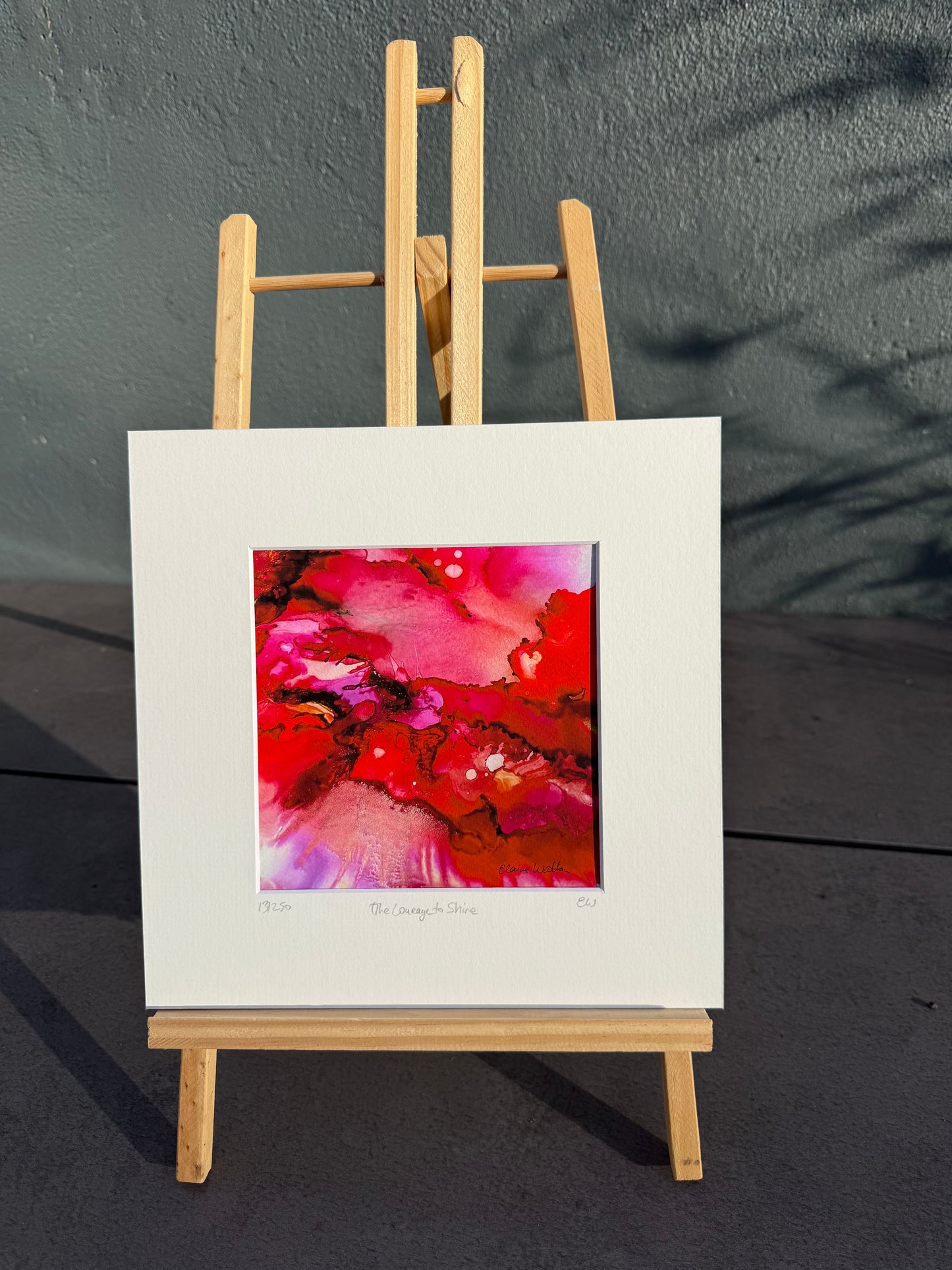 Product-Fine Art Giclée Print-The Courage to Shine