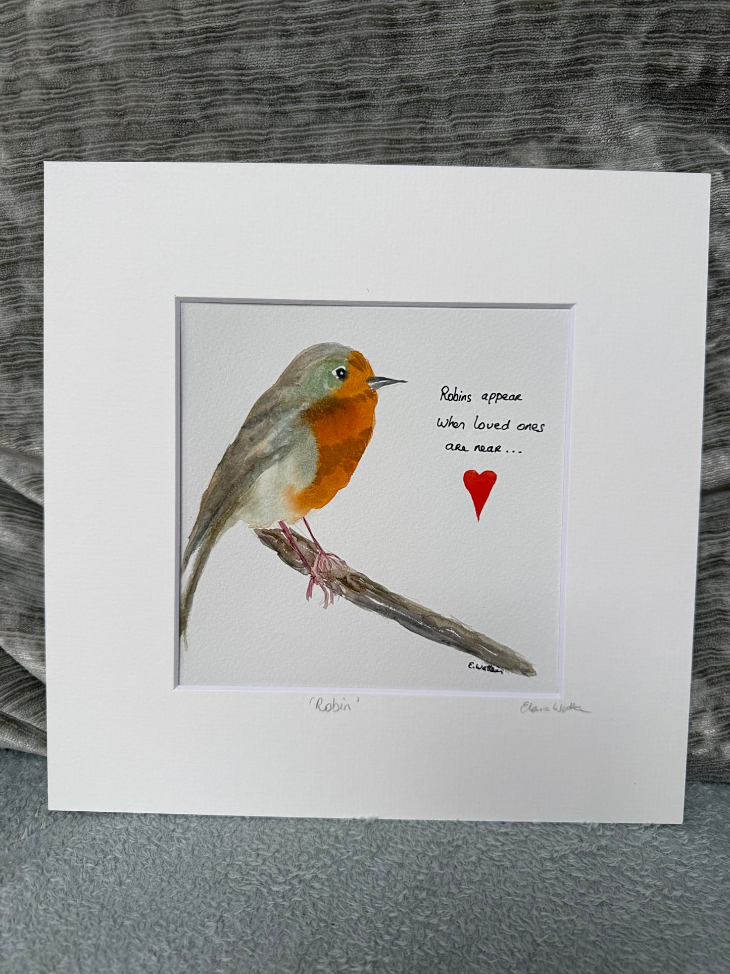 Fine Art Print-Robin-Robins appear