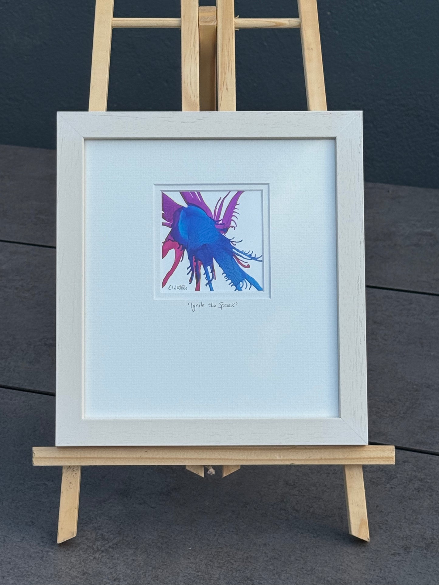 Original Art-Alcohol Ink-Series 'Sisterhood-Ignite the Spark'