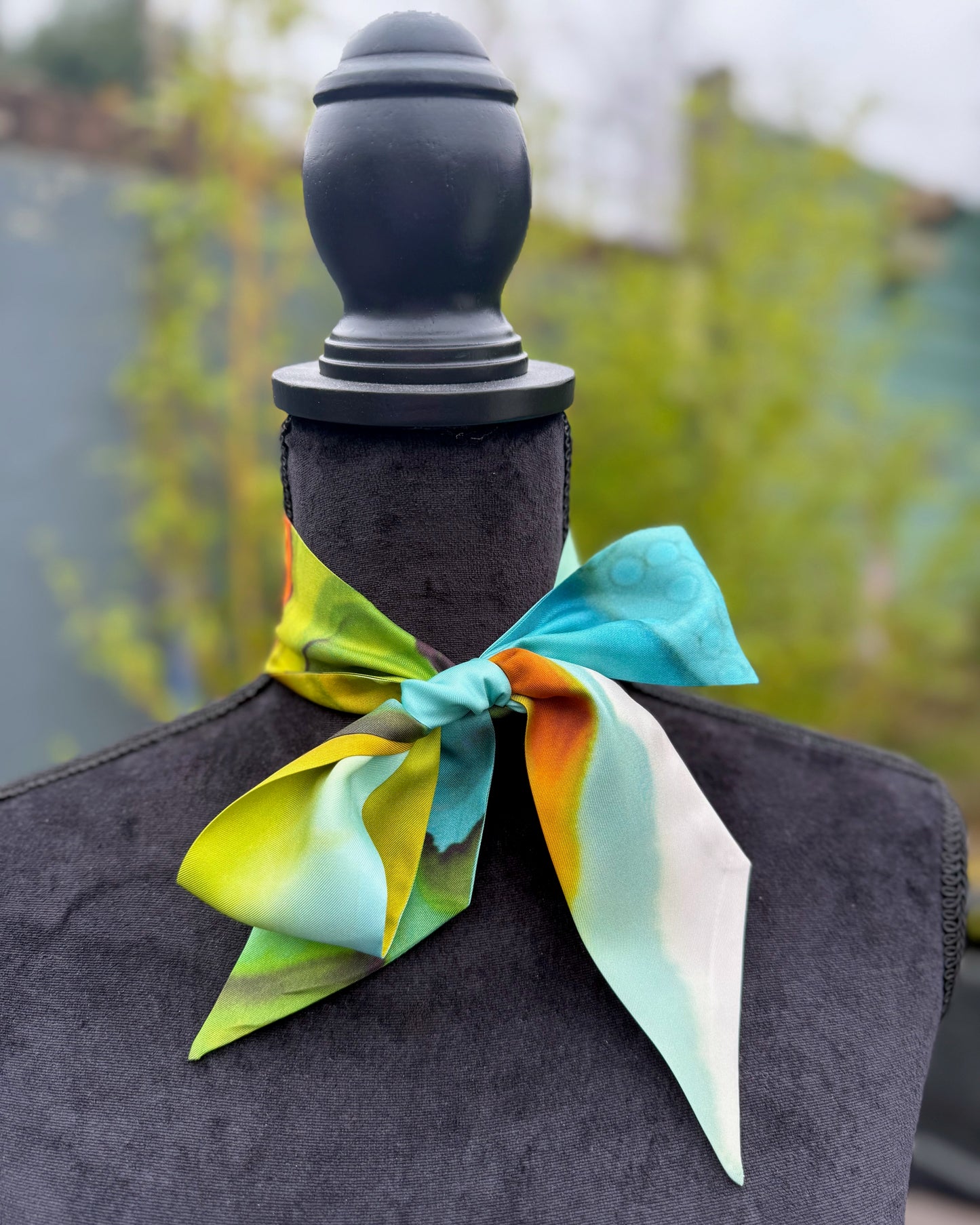 Product-Silk Twilly- Colour My World