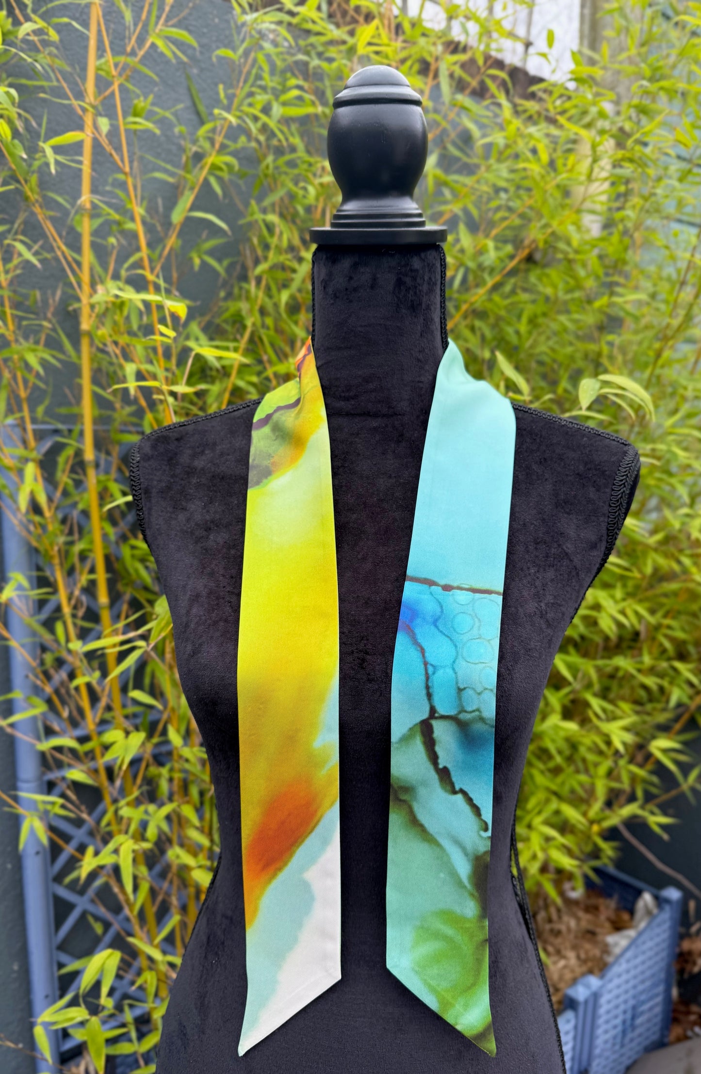 Product-Silk Twilly- Colour My World