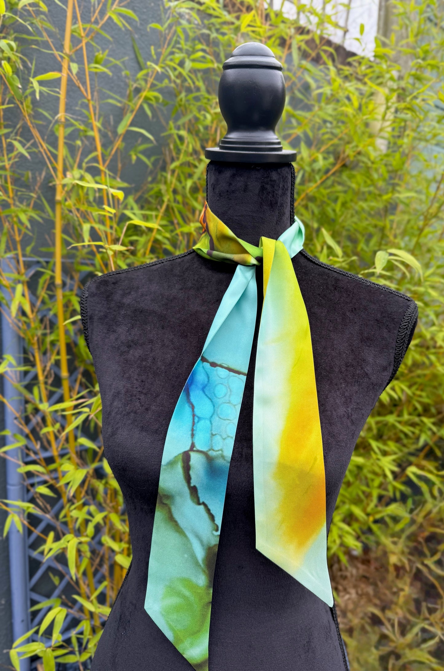 Product-Silk Twilly- Colour My World