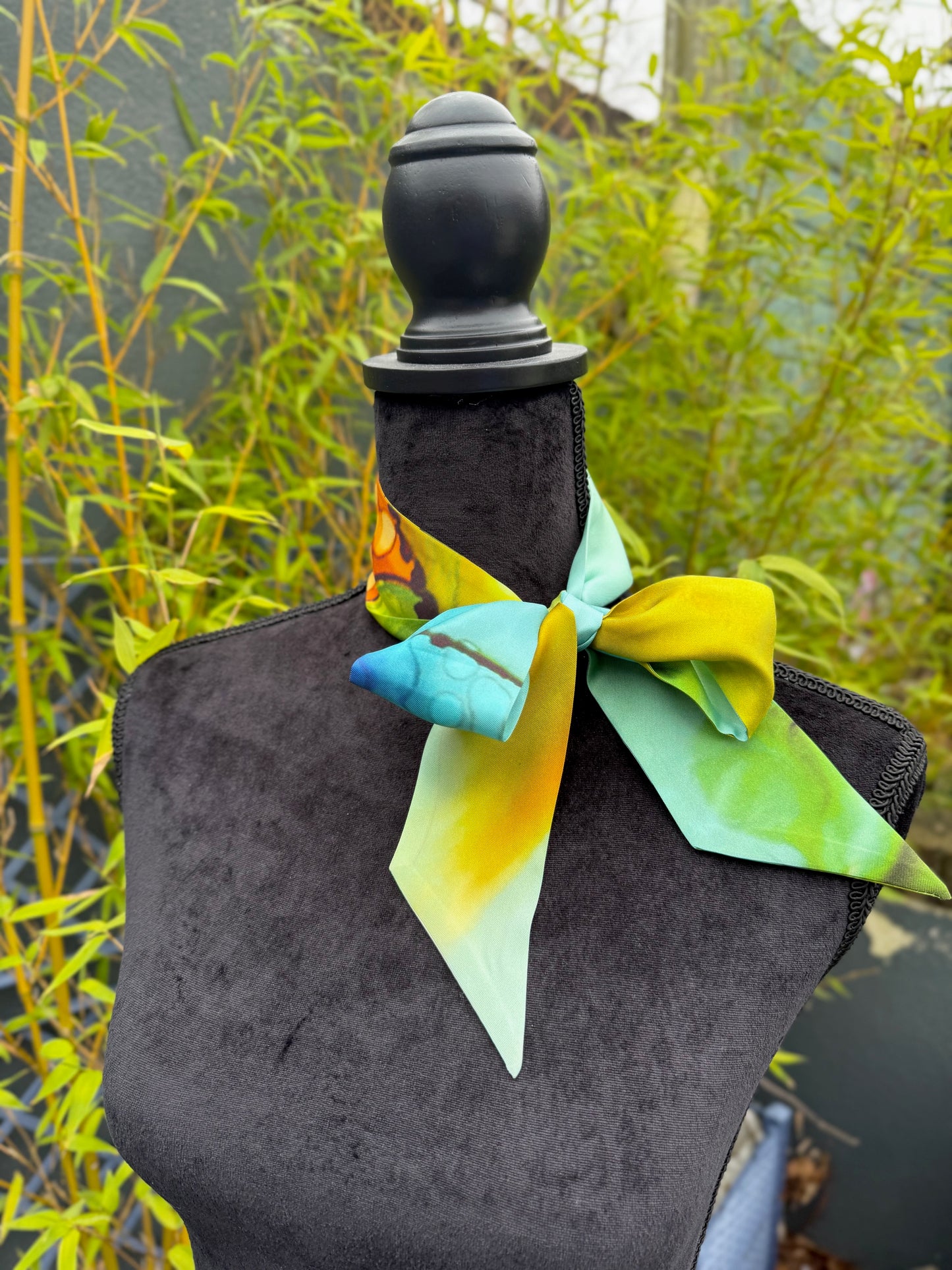 Product-Silk Twilly- Colour My World