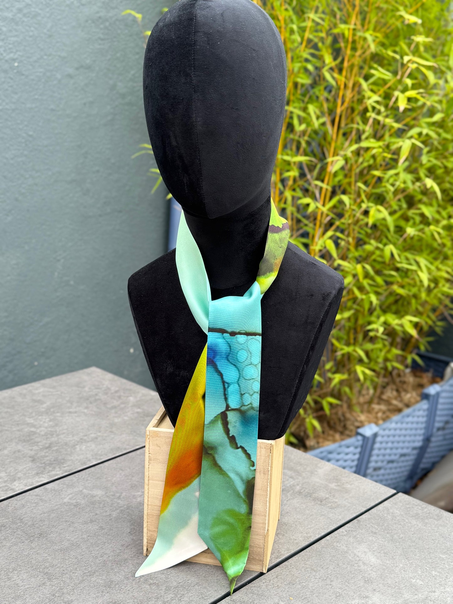 Product-Silk Twilly- Colour My World