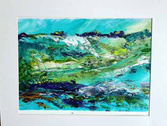 SOLD-Original Art-Acrylic - The Long Way Home