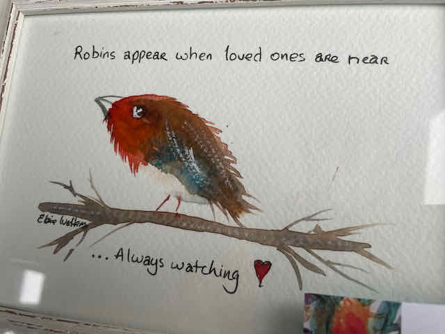 Watercolour -Robin #238 6x8
