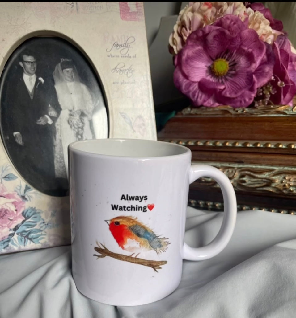 Gift B -Robin Mug and Frame gift pack -Medium