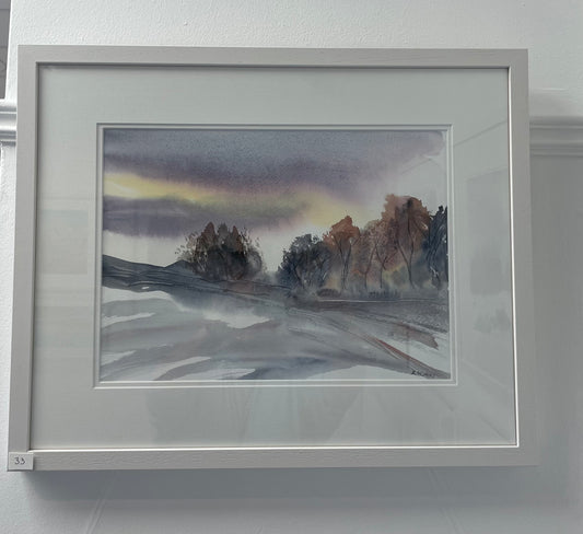 Original Art-Watercolour-The Distant Place