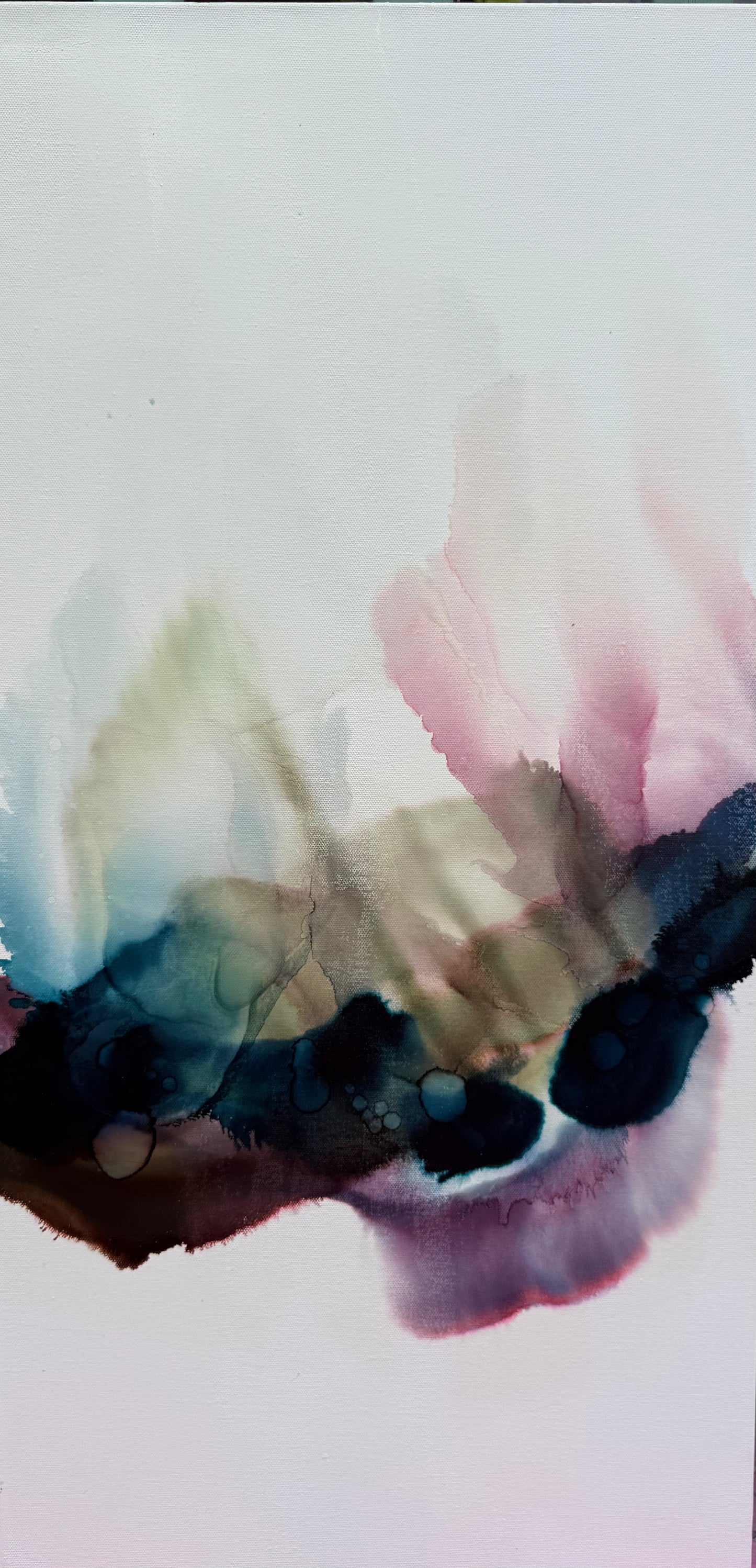 Original Art-Alcohol Ink-The space between seasons-Series 1-3 (triptych)