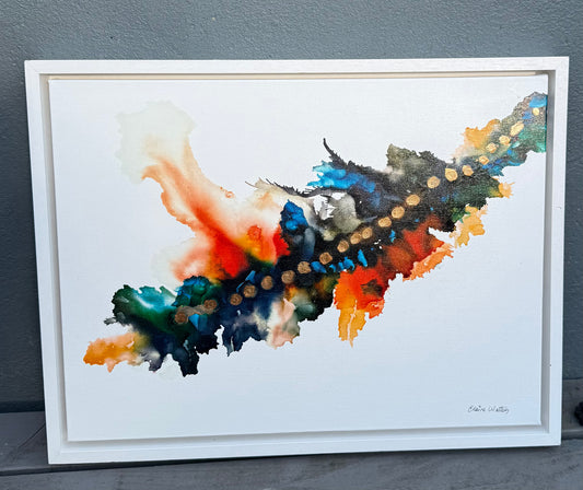 Original Art-Alcohol Ink -Keeping Joy