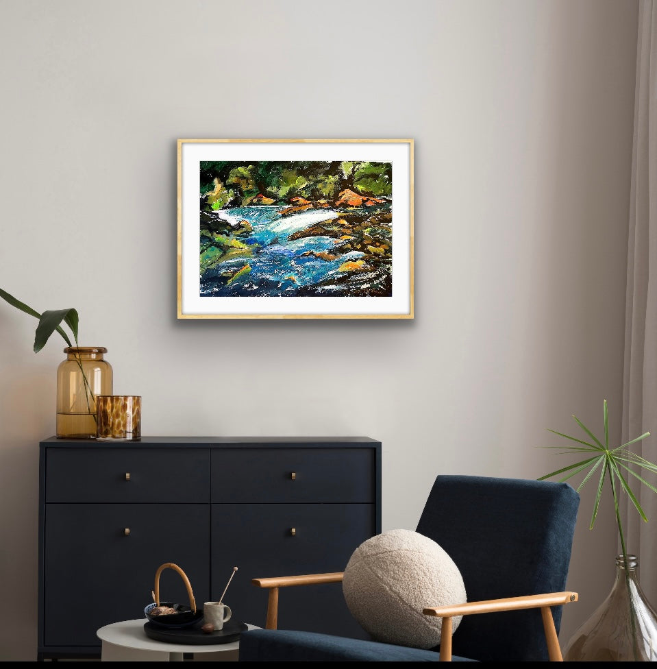 Acrylic - Fast Moving Water