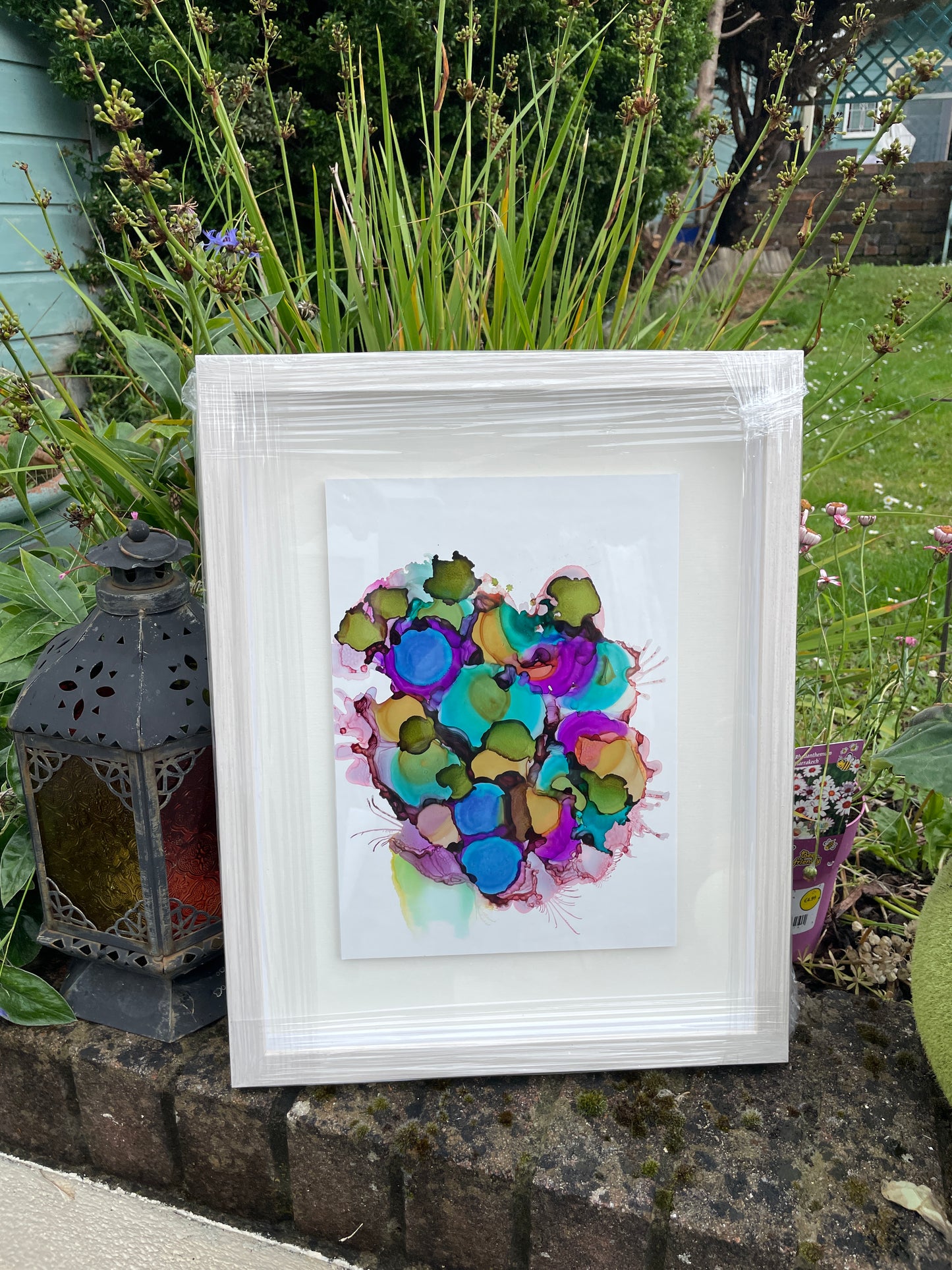 Alcohol Ink - A Coral Reef (Sold)
