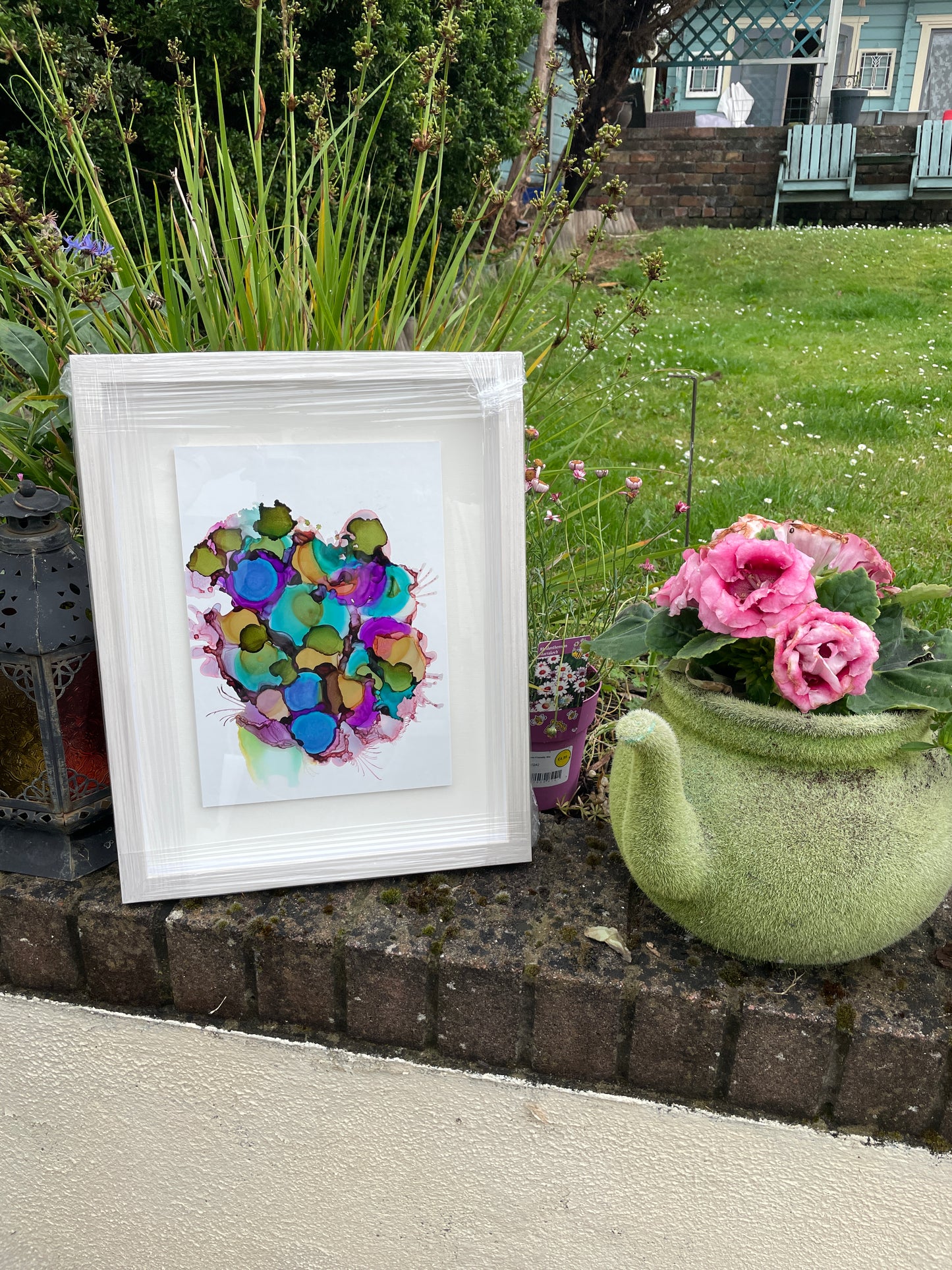 Alcohol Ink - A Coral Reef (Sold)
