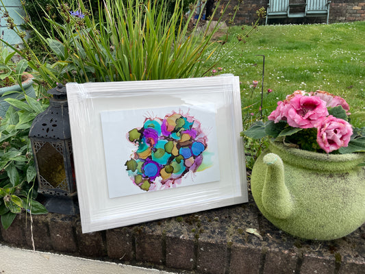 Alcohol Ink - A Coral Reef (Sold)