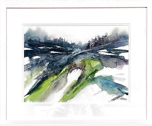 Original Art-Watercolour -Desolation